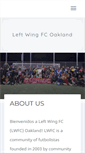 Mobile Screenshot of leftwingfc.org