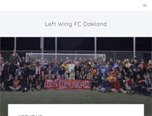 Tablet Screenshot of leftwingfc.org